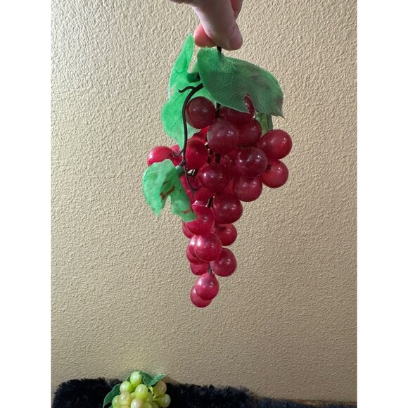 Artificial Decorative Grape Clusters Set Of 3 - Allstate Flora  Craft Grapes - Picture 5 of 7